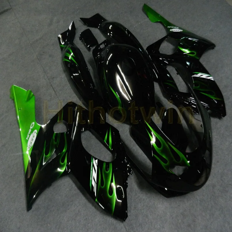 Капот мотоцикла на заказ для YZF600R Thunderent 1997-2007 моторные Обтекатели литья под давлением светло-голубой - Цвет: V