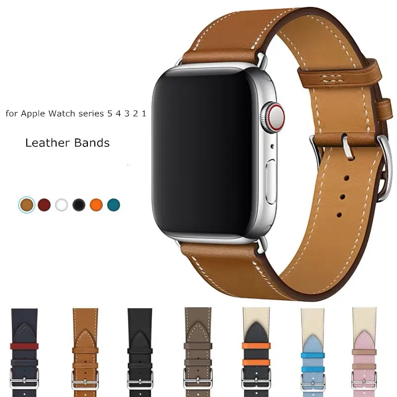 Роскошные официальные стильные полосы для Apple Watch Series 5 4 3 2 Пряжка цветные