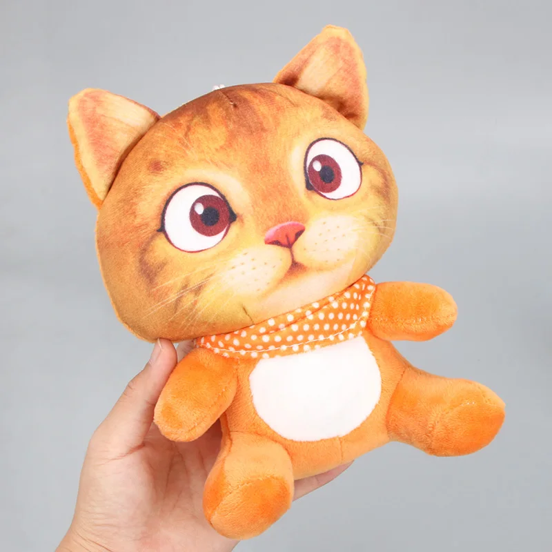 20 см милый 3D симулятор кошки мягкие игрушки животные кошка диван подушка Kawaii кошка куклы игрушки Дети День рождения рождественские подарки