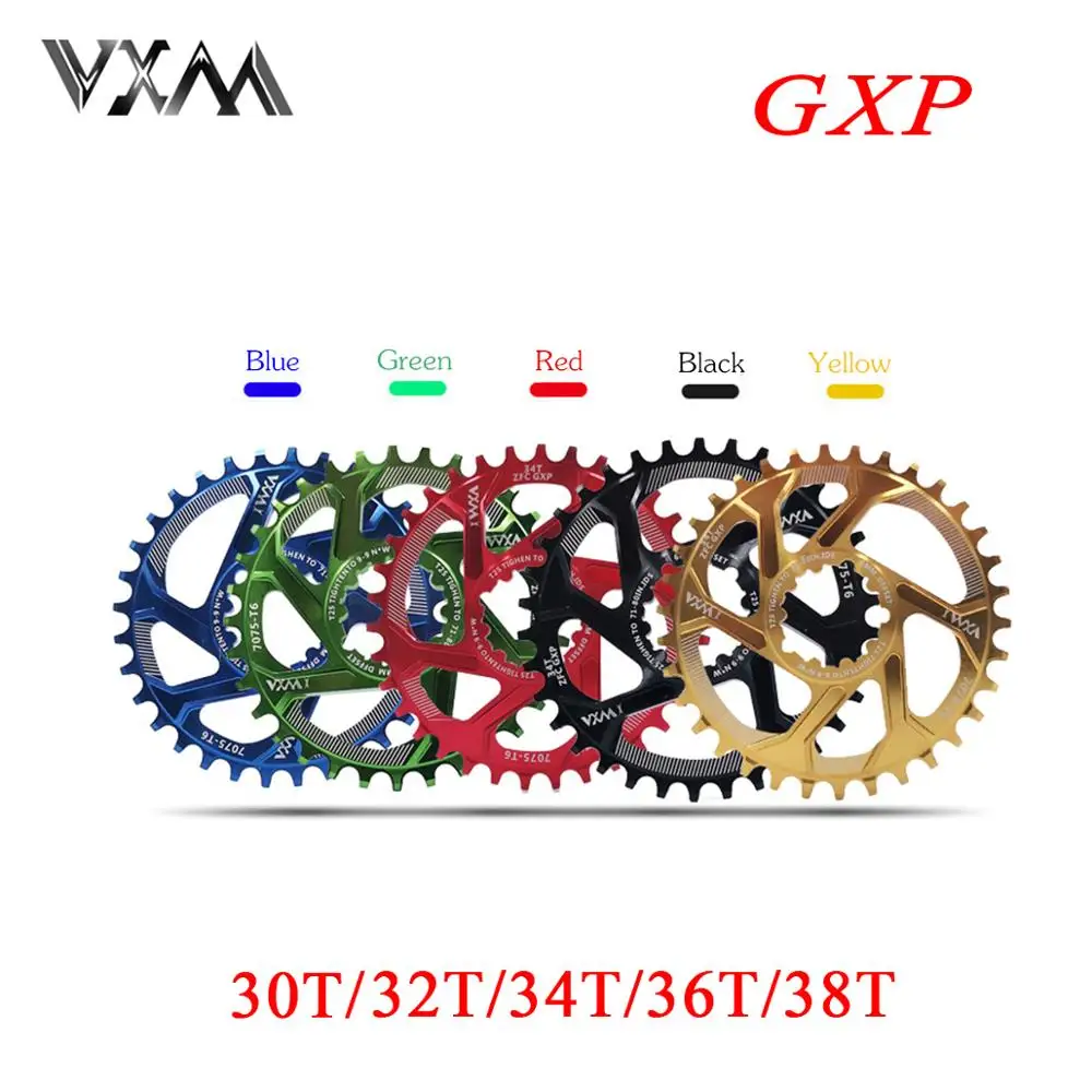 Велосипедная Звездочка VXM 30T 32T 34T 36T 38T узкая широкая велосипедная для GXP XX1 X9 XO X01 CNC