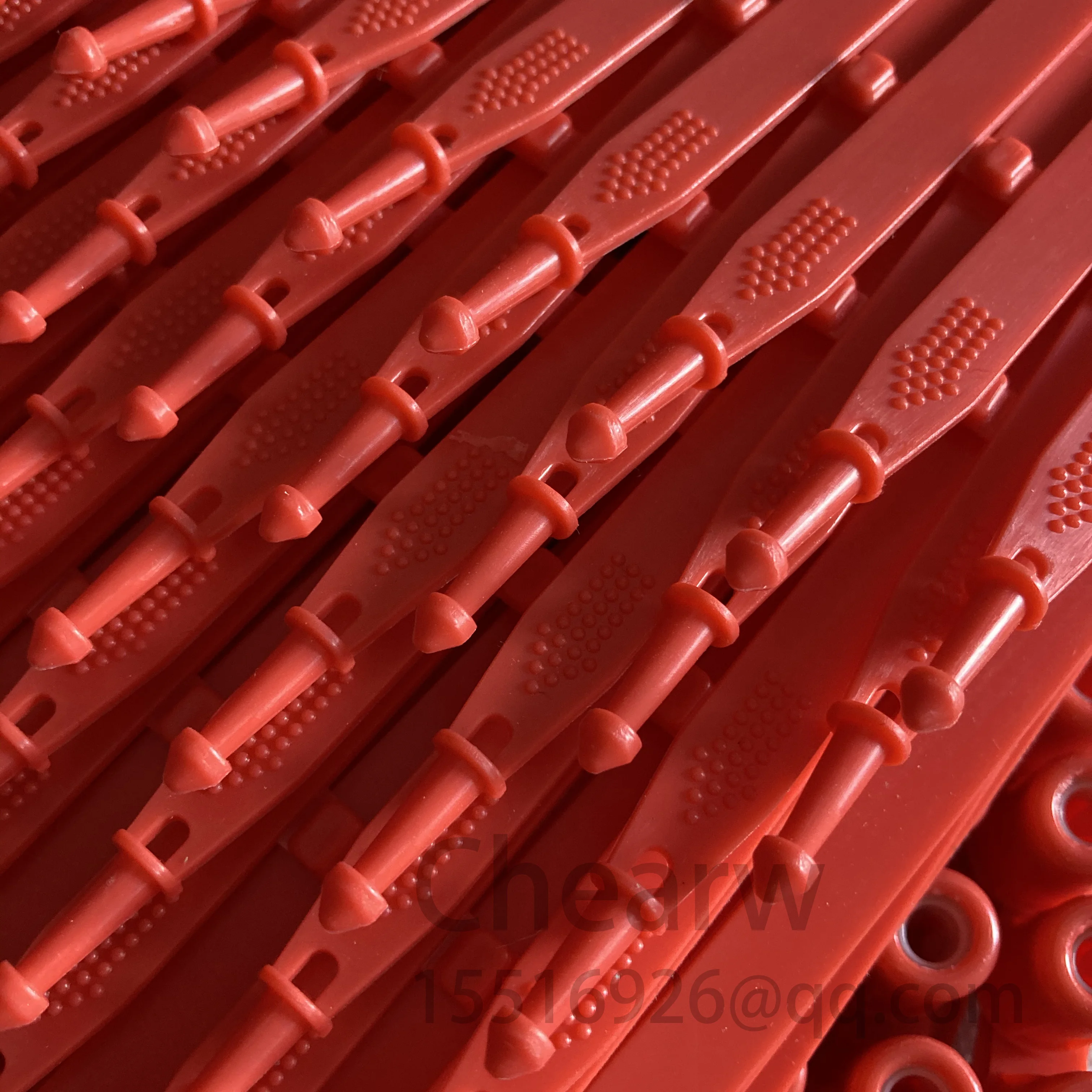 200mm high security seal 100 piece plastic security seal with metal insert anti-fake undisposable
