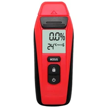 Портативный цифровой измеритель влажности древесины с двумя контактами тестер горячей влажности 0,5 процентов точность гигрометр детектор влажности древесины