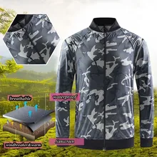 Мужская куртка из флиса для улицы, для охоты, лыжного спорта, дышащее пальто, для пеших прогулок, дождя, кемпинга, рыбалки, тактическая одежда для мужчин и женщин