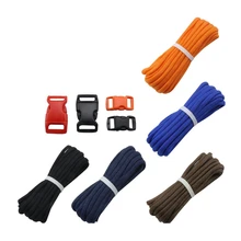 Новые 7 нитей пряжки Комплект парашютный шнур веревка для DIY плетеный браслет кулон бельевая веревка Открытый Инструменты