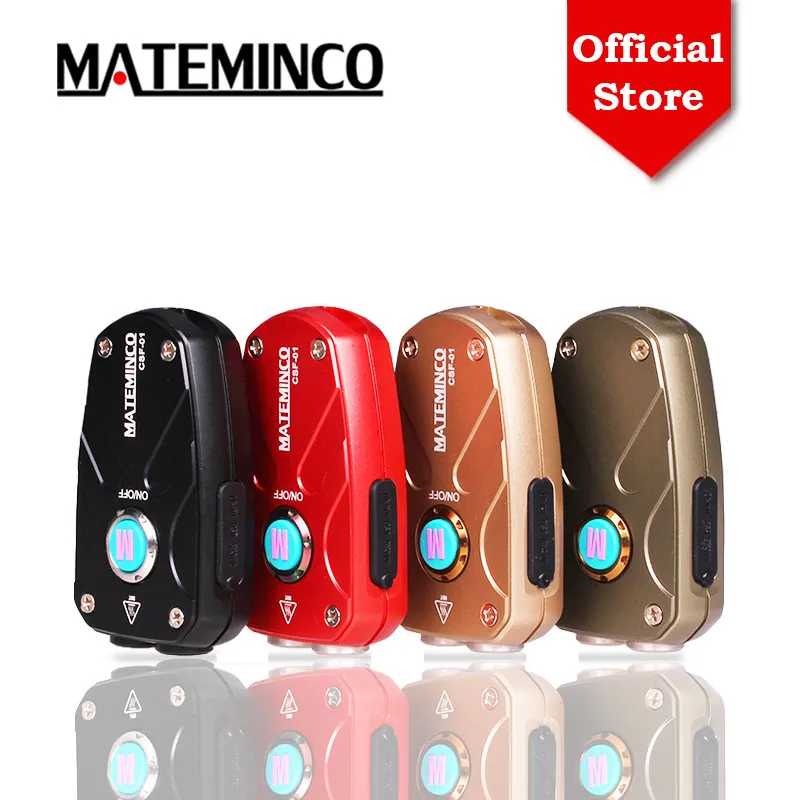 Mateminco CSF01 мини Keychian Usb Перезаряжаемый 395nm УФ светодиодный фонарик для аварийной