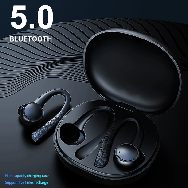 True Wireless Sports Earphones Bluetooth Earbuds Running Headsets For Xiaomi For Huawei Earphones with Microphone Ear Hook