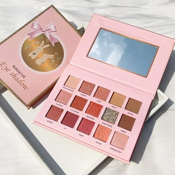 

15Color Eyeshadow Palette Eye Makeup Color Animal Matte Glitter Shimmer Shine Pearlescent Waterproof Sequin Eyes Dropship TSLM2