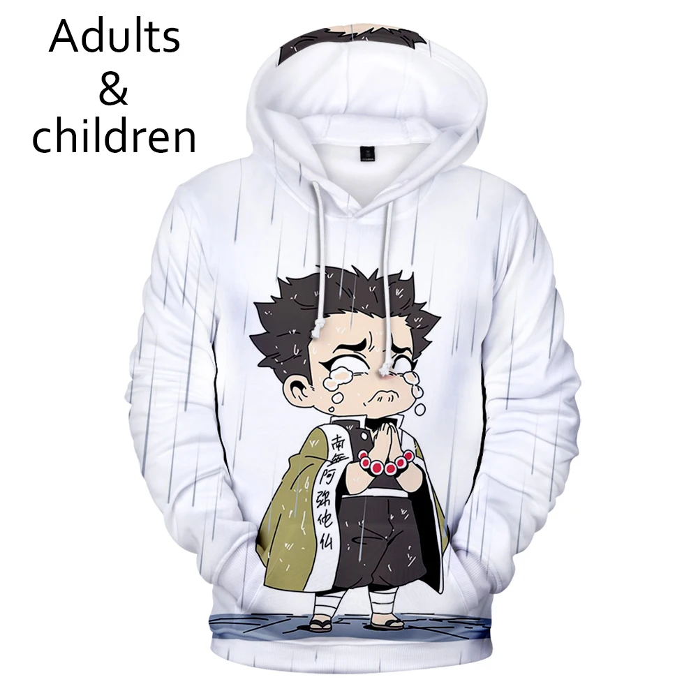 

Suitable 3D Kimetsu no Yaiba Hoodies Men Women Sweatshirt Fashion Autumn Kids Hoodie 3D Demon Slayer boys girls Hooded pullovers