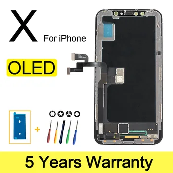 100% New OLED Lcd For iPhone X 11 12 Pro Display Wholesale Price From Factory Display For iPhone X Xs Xr Screen Test Good Touch 1