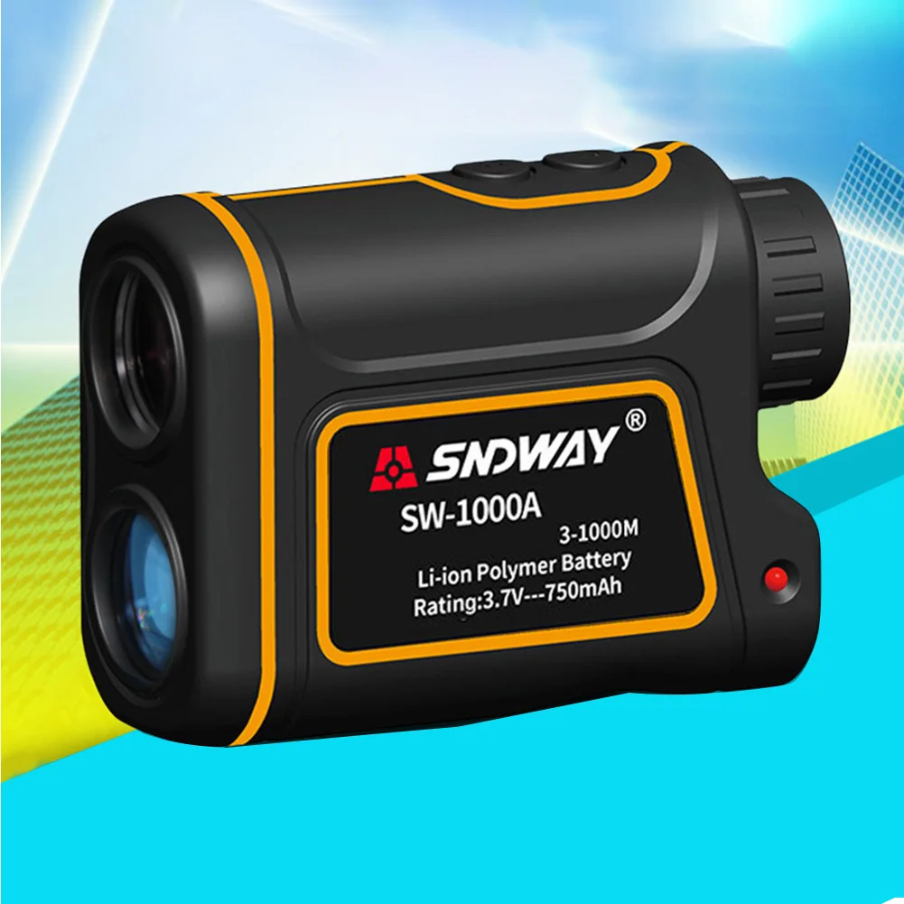 

Multifunctional Handheld Rangefinder Portable Optical Lens Distance Meter Easy Apply With Lanyard Measure Outdoor High Accuracy