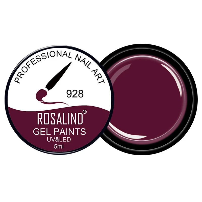 GN22-ROSALIND ROSALIND 5 мл Гель-лак для рисования 142 цветов набор гель-лаков для ногтей для маникюра Сделай Сам верхнее Базовое покрытие Hybird дизайн праймер для ногтей - Цвет: GN22-ROSALIND
