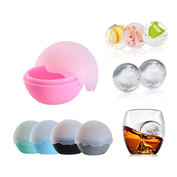 

New Big Size Ball Ice Molds Sphere Round Ball Ice Cube Makers Home And Bar Party Kitchen Whiskey Cocktail DIY Ice Cream Moulds
