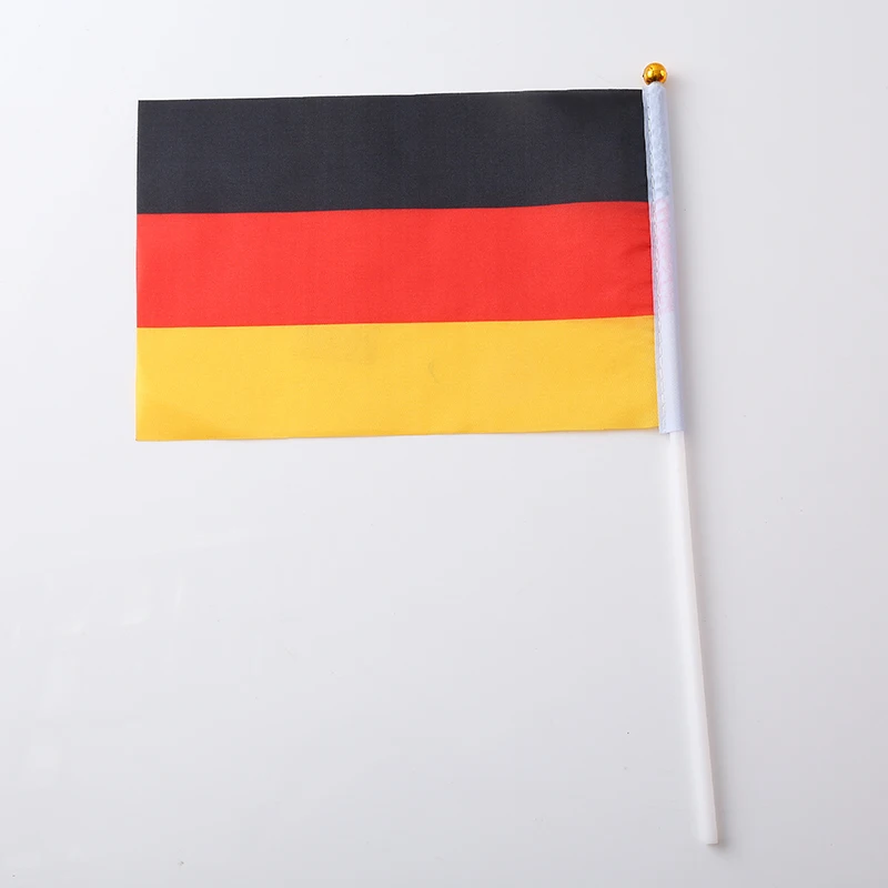 Germany Canadian Flag Brazilian Flag Spanish Flag Italian Flag Print Stripes Fashion 30.5*21*0.5cm Terylene Nylon Nationalflag National - Цвет: Germany