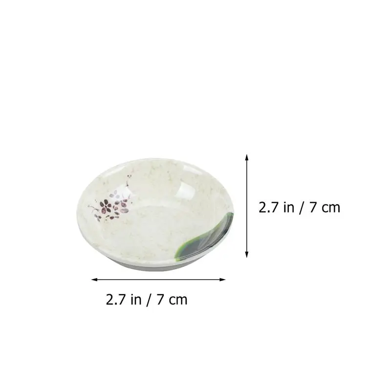 Plat,Assiettes à Sauce en mélamine réutilisables,récipient à Sauce ...