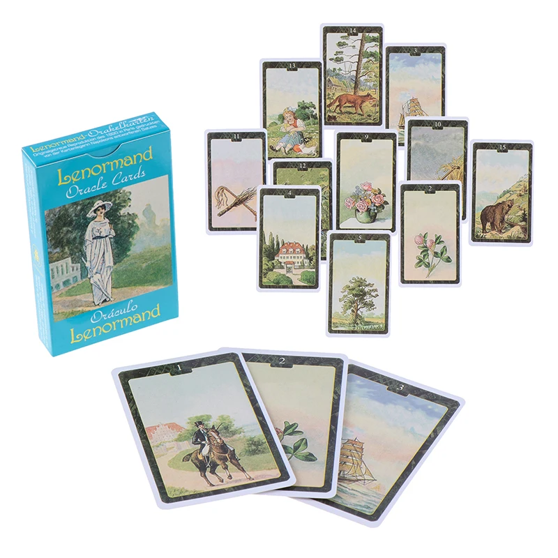 Lenormand настольная прочная игра с картами для гадания женщин руководством на