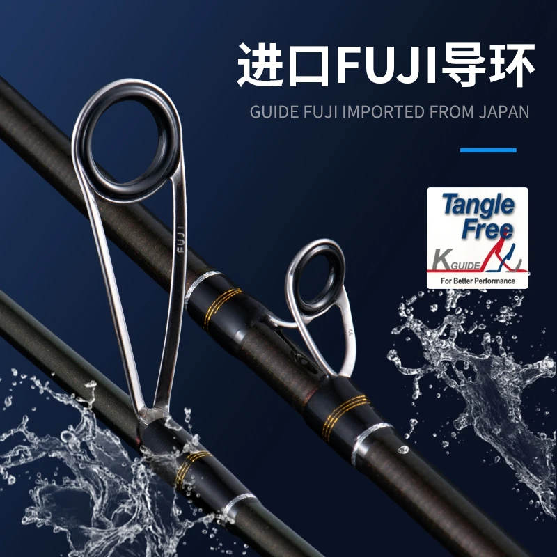 Lurekiller Japan Fuji Portalbe Trout Rod 1.4M Wood knob Solid Carbon Tip UL  Spinning/Casting Rod