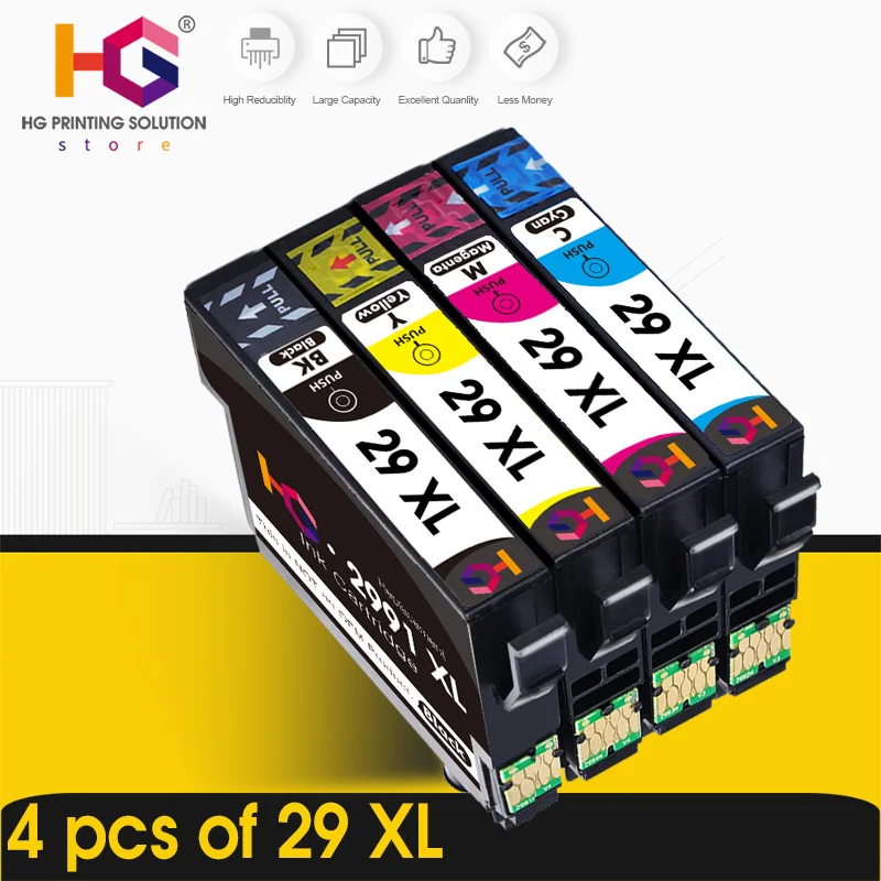Printer Supplies Inkjet Ink Cartridge Ink Cartridge 29XL Ink Cartridges Compatible T29XL T2991 For Epson XP235 XP245 XP247 XP255 XP257 XP332 XP335 Printer