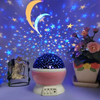 

Sky Projector Star Moon Galaxy Night Light For Children Kids Bedroom Decor Projector Rotating Nursery Night Light LED Baby Lamp