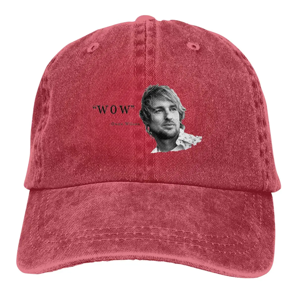 Подарок для мужчин и женщин Wow Оуэн Вилсон дизайн плоские бейсболки Регулируемый унисекс
