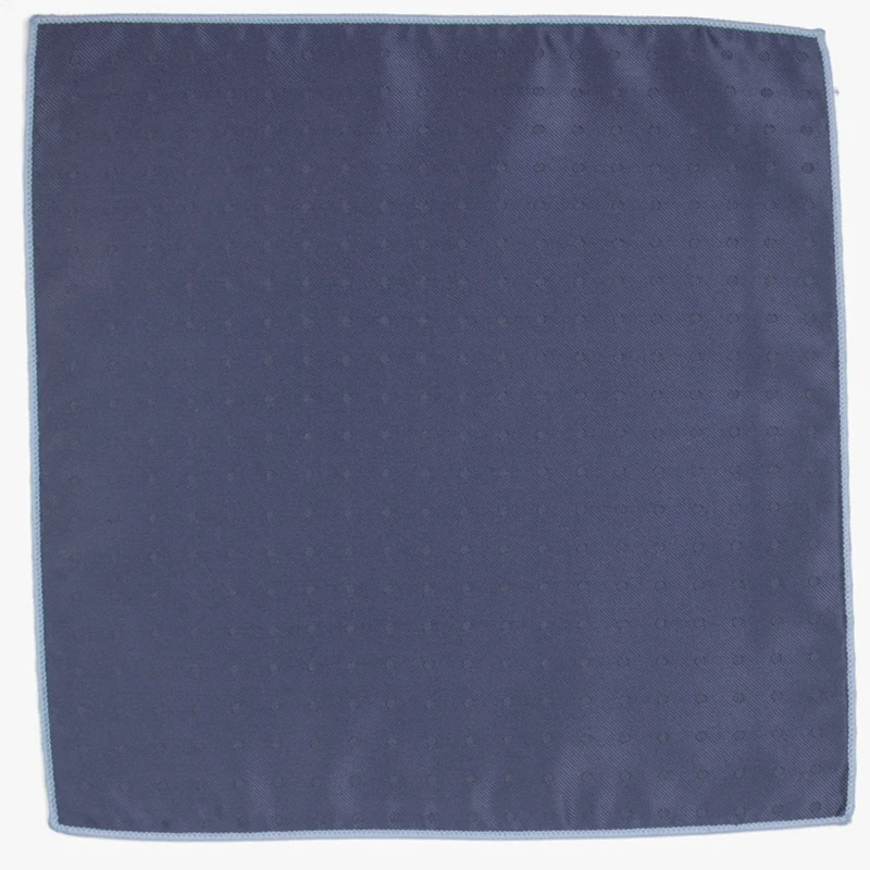  dark blue subtle fashion patterned pocket square with patterns handkerchief