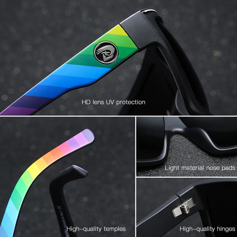 DUBERY Модные мужские Ретро квадратные брендовые зеркальные Oculos UV400 поляризованные солнцезащитные очки мужские s водительские оттенки мужские солнцезащитные очки