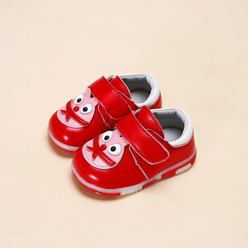 

Babies' Toddler Shoes Genuine Leather Soft Bottom Baby Shoe 0-2-Year-Old Men And Women tong dan xie Children Leather Shoes