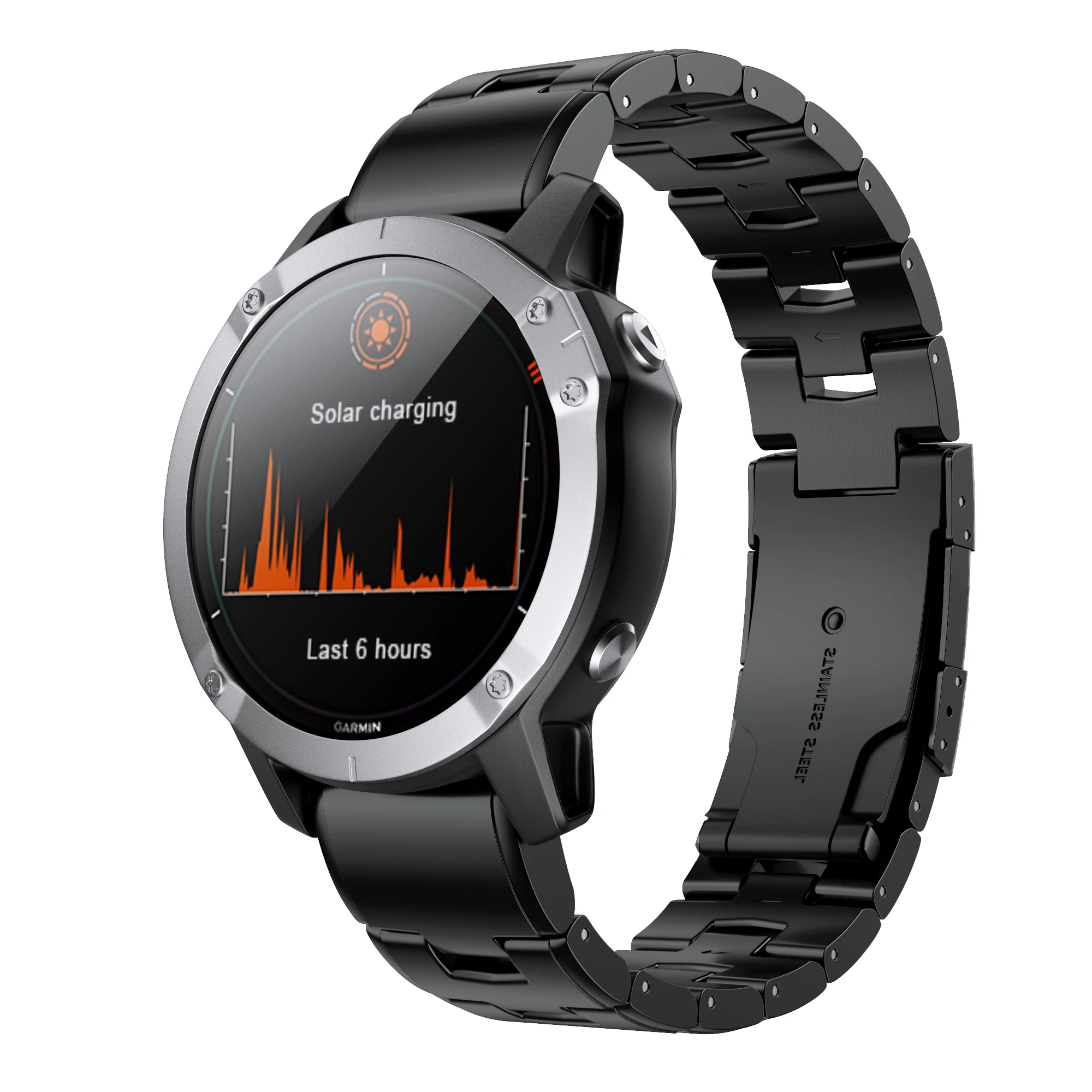 garmin 22mm titanium band