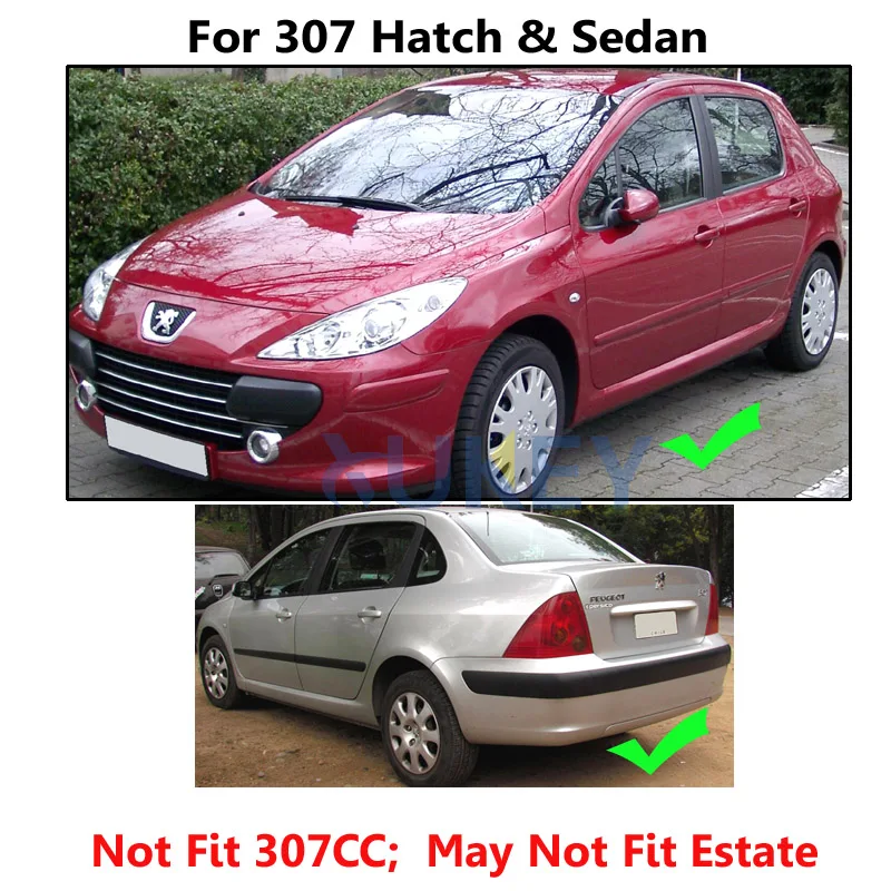 Автомобильные Брызговики брызговик крыло для peugeot 307 3dr& 5dr хэтчбек люк 4-дверный седан 2001-2011