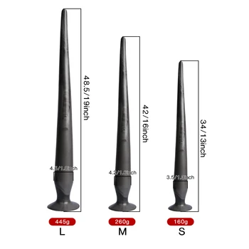 Super Long Anal Dildo Huge Soft Anal Butt Plug Erotic Adult Sex Toys For Women Men Anus Dilator Masturbator Big Buttplug Sextoys 5