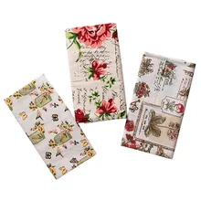 christmas fabric Vintage printed woven linen polyester fabric faux linen tissue for home decoration 45x150cm TJ0346(CP03