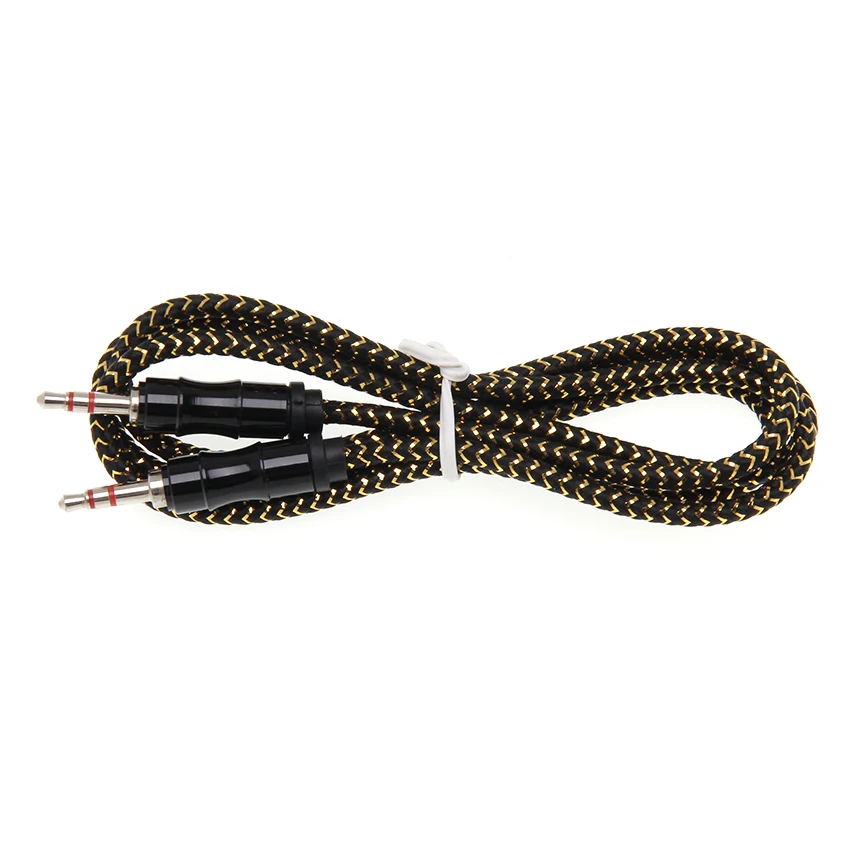 Jack Audio Cable 3 5mm Male to Male Car AUX Cable Headphone Extension Code for Phone MP3 Car Headset Speaker Wholesale 50pcs