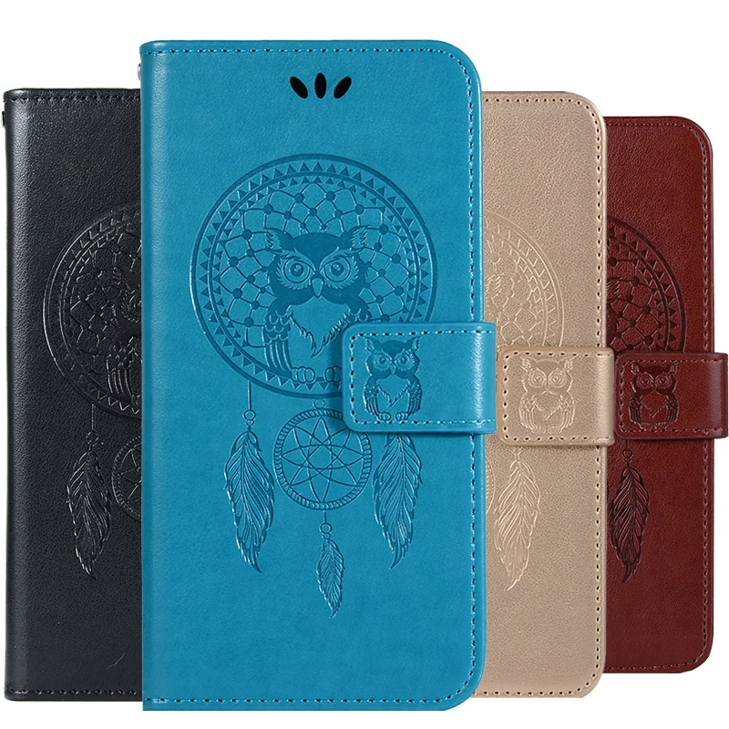 Lovely Owls Leather Flip Cover For Samsung Galaxy A02S A12 A32 A42 A52 A72 F62 M62 A51 A71 A30S A50 M31 M21 A20S A10 Wallet Case | Мобильные