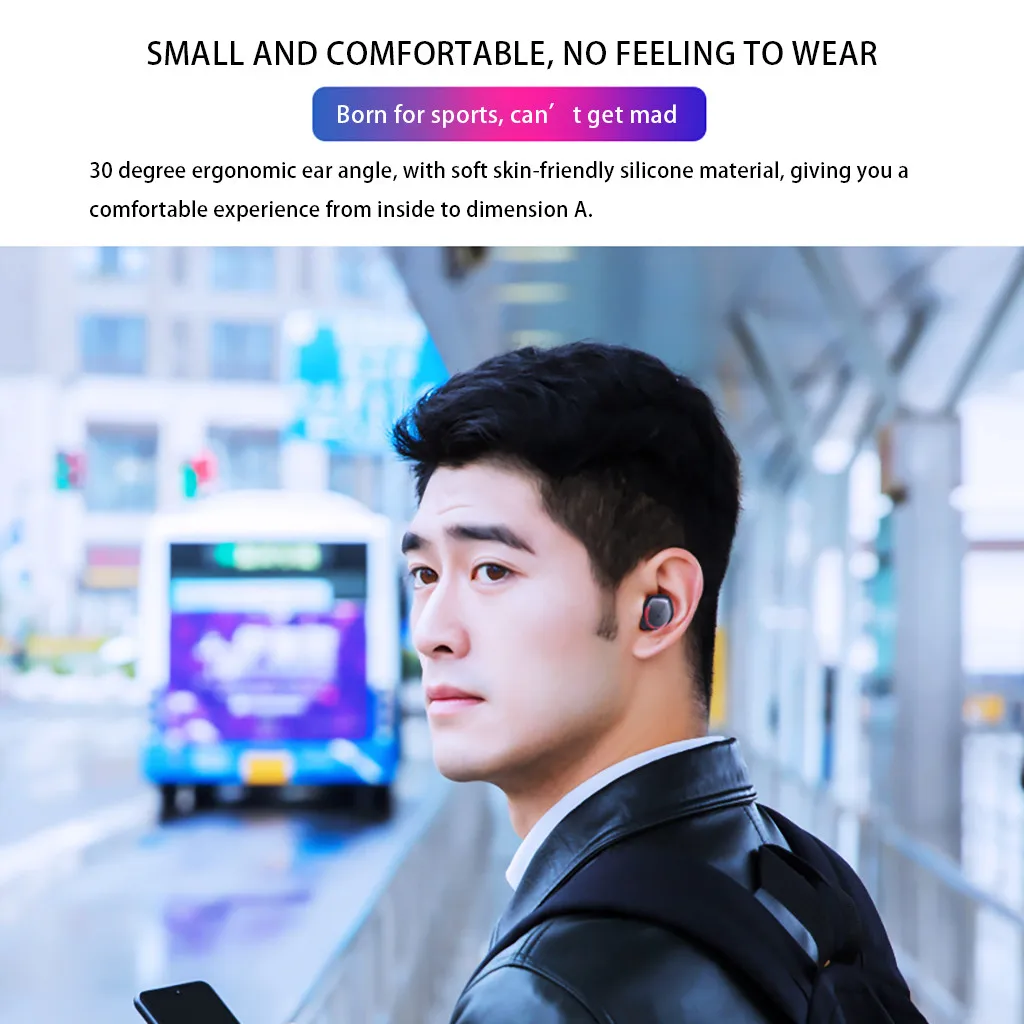 Ouhaobin беспроводные наушники TWS Mini True Bluetooth 5,0 стерео наушники бас-вкладыши гарнитура с зарядным устройством для телефона