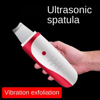 

Ultrasonic Scrubber Face Spatula Facial Blackhead Remover Pore Clean Skin Cleansing Facial Firming Exfoliate Beauty Machine