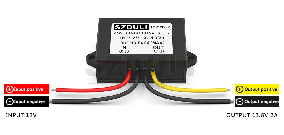 12V постоянного тока до 13,8 V 2A DC power boost модуль 12V постоянного тока до 13,8 V автомобиля преобразователь питания