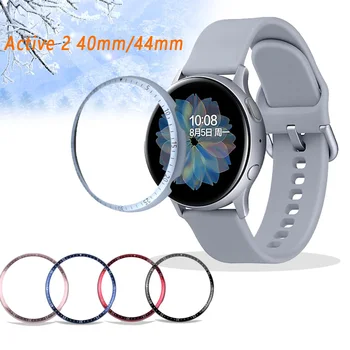 

bezel ring For Samsung Galaxy Watch active 2 40 44mm Protection ring Sport Adhesive ring Metal bumper Accessories active2 40 44