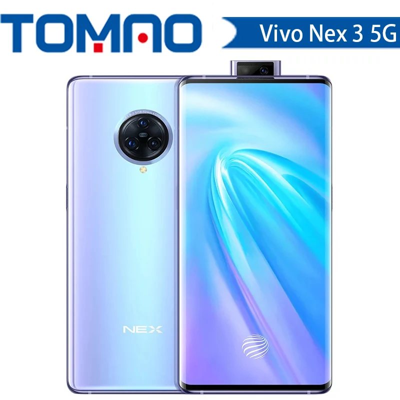 Vivo Nex 3 5G смартфон Super Amoled Snapdragon 855 Plus 6,8" 12G ram 256G rom 64.0MP+ 16.0MP+ 13.0MP+ 13.0MP Super VOOC