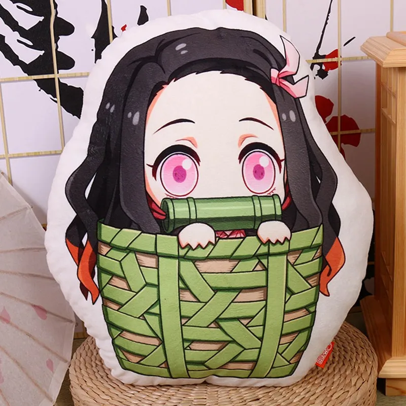 Аниме Demon Slayer Мультфильм Плюшевая Кукла Q Edition подушка мягкая игрушка подушка Рождественский подарок