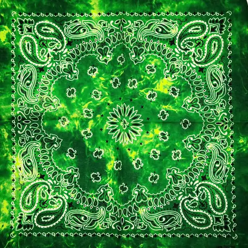 New Fashion Hip Hop 100% Cotton Bandana Square Scarf 55cm*55cm Black Red Paisley Headband Printed For Women/Men/Boys/Girls - Image 29