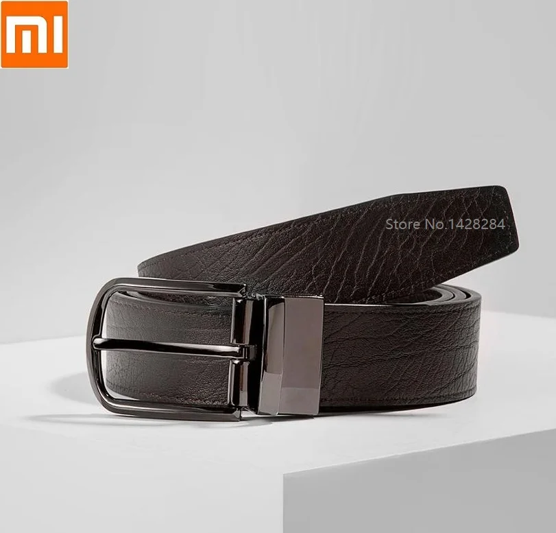 Xiaomi VLLICON мужской двусторонний вращающийся ремень с пряжкой первый слой Воловья