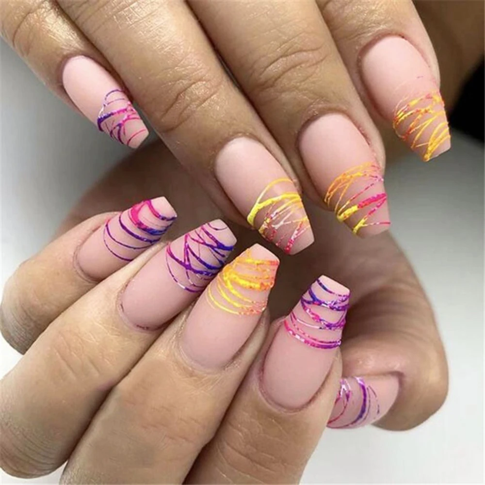 3PCS/Set Nail Art Liner Painting Carving Pen 3D Drawing Professional DIY Manicure Tool 5/7/9mm Metal Handle Nail Brushes