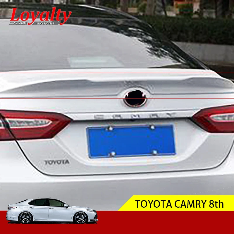 

Loyalty for Toyota Camry 8th 2018 2019 2020 Rear Trunk Spoiler Wing TRD Style ABS White Car Styling Auto Accessories