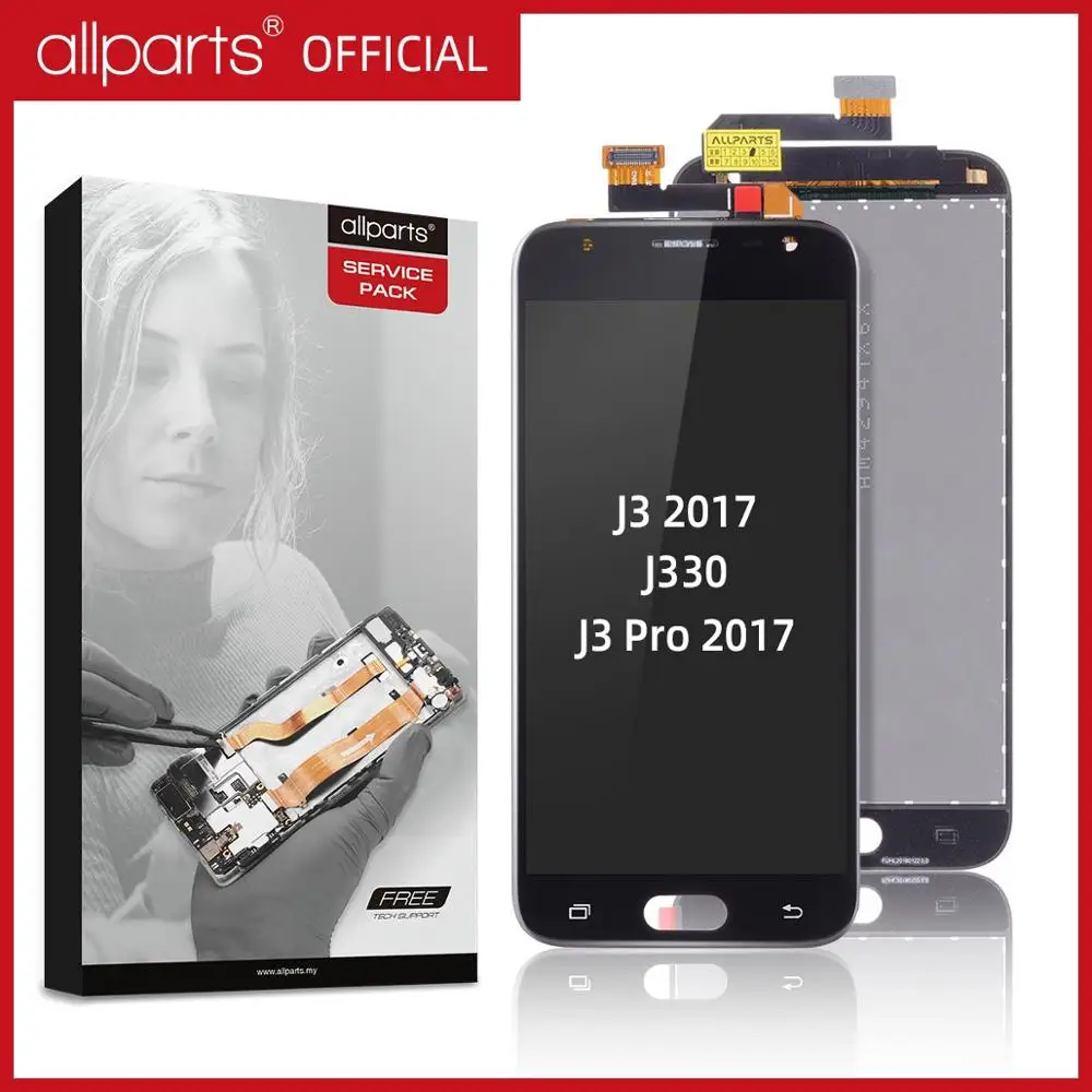 Дисплей для SAMSUNG Galaxy J3 2017 J330F SM J330 LCD в сборе с тачскрином Оригинал 5.0'' черный