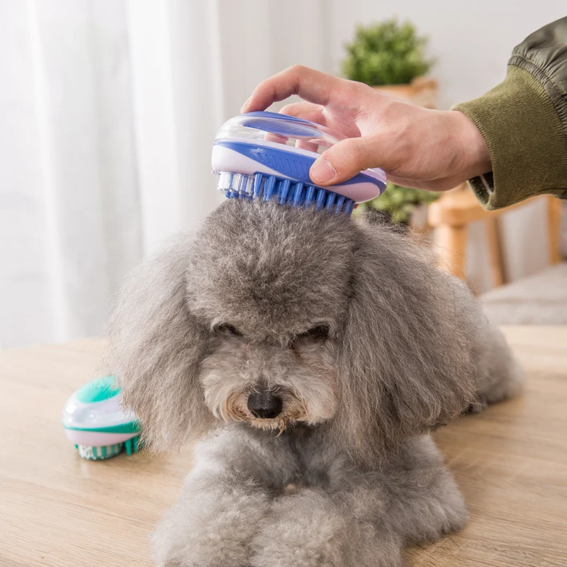 Hipidog щетка для ванны для собак чистящий инструмент для груминга и ухода за питомцем шампунь для спа-процедур Массажная щетка для душа расческа для удаления волос для собак и кошек