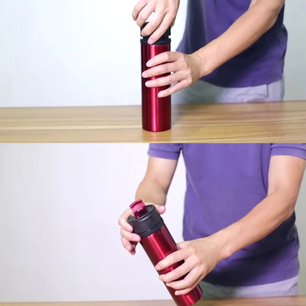 360ml Insulated Drinking Stainless Steel With Filter Multifunction Coffee Vacuum Flask Hiking Heat Preservation Tea Cup Office