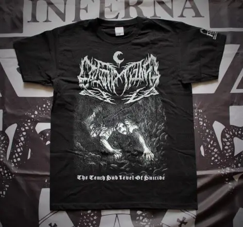 Leviathan- The Tenth Sub Level Of Suicide T-SHIRT L Xasthur Twilight Wrest Novelty Cool Tops Men Short Sleeve T shirt