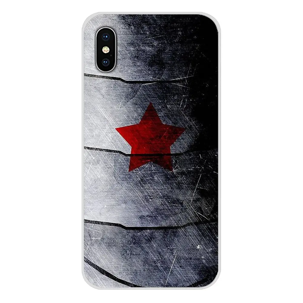 images 4 Мягкий чехол-сумка для Apple iPhone X XR XS 11Pro MAX 4S 5S 5C SE 6S 7 8 Plus ipod touch 5 6 captain america Civil War Winter Soldier - Цвет: images 4