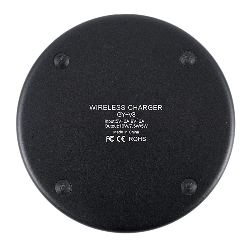 ABKK-Illuminate Fast Wireless Charger Magic Array Charger Qi Wireless Charging Pad Magic Circle Charge For Iphone Xr Not