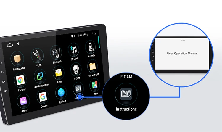 Perfect Car DVD Multimedia player For Toyota RAV4 RAV 4 2013-2017 2Din Android 9.0 Autoradio GPS Navigation Radio Cassette Recorder 13