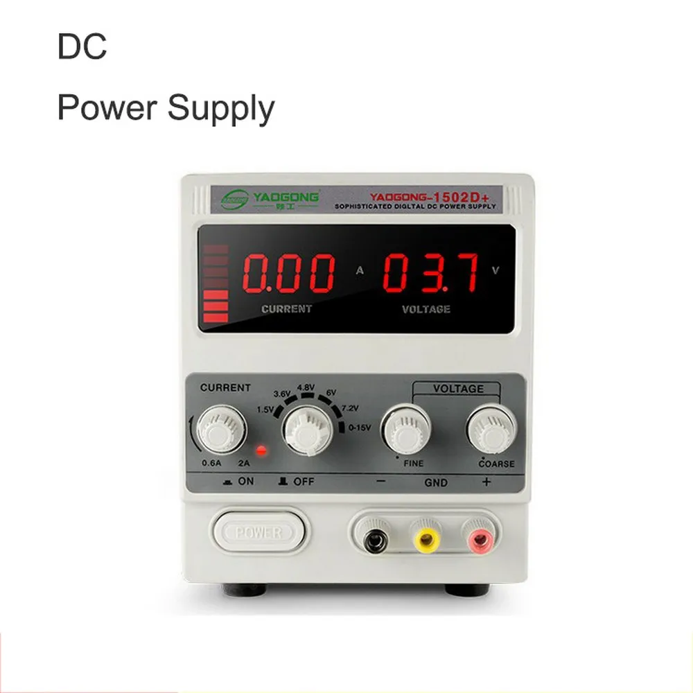  Adjustable 3 Digit Display Mini Laboratory Power Supply Voltage Regulator 1502D for Phone Repair 15